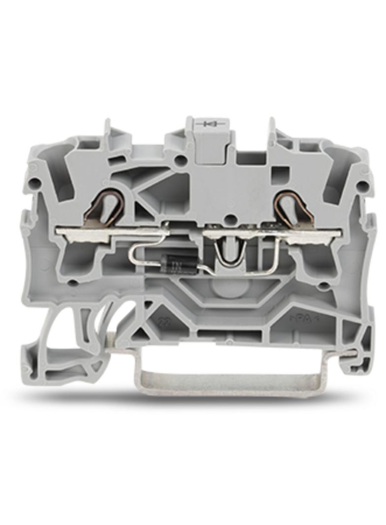 TOPJOBS złączka 2-przewodowa 2,5 mm2 diodowa szara