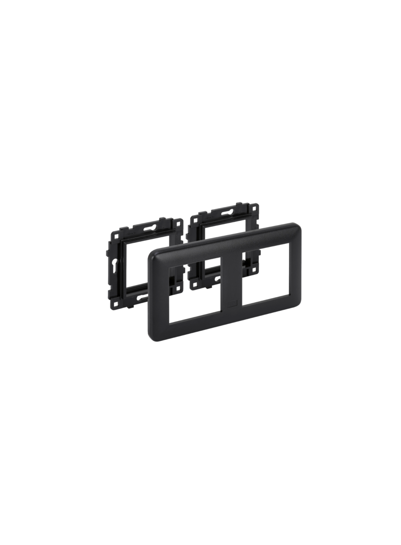 Simon Connect Suport podtynkowy z ramką 2x K45 szary grafit KR445/14 KONTAKT