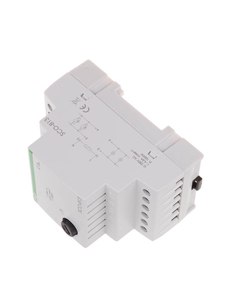 Ściemniacz oświetlenia montaż na szynie DIN zasilanie 230V AC 1000W SCO-813 F&F