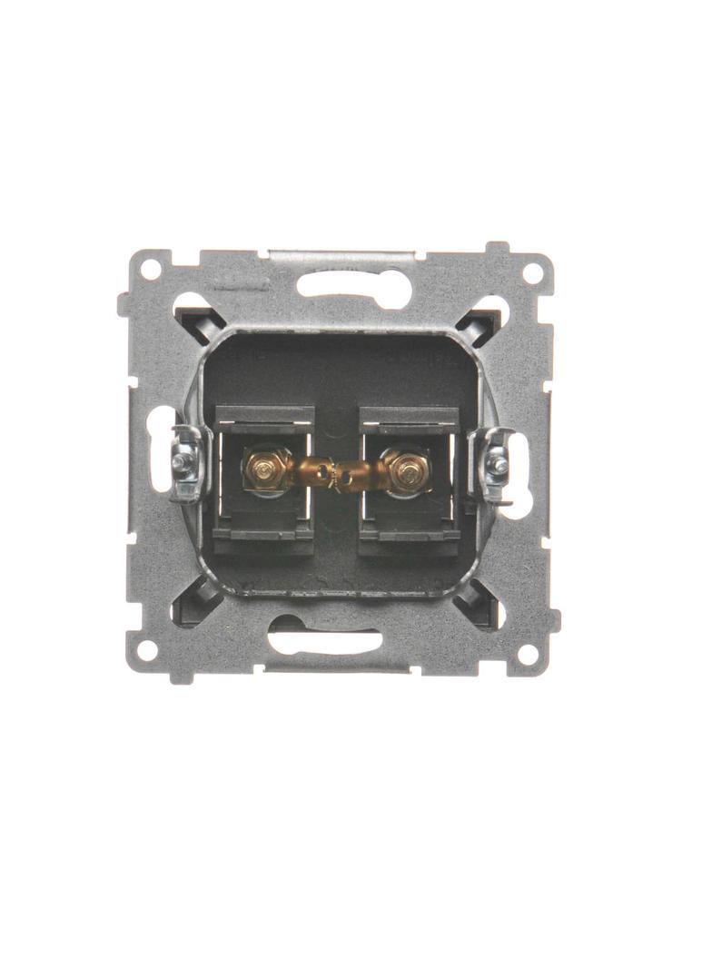 Simon 54 Gniazdo głośnikowe pojedyncze Przekrój przewodów dla wyjścia do 6 mm2 antracyt