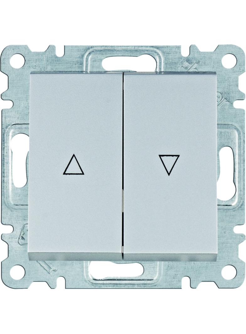lumina Łącznik żaluzjowy monostabilny (zwierny) srebrny WL0322 HAGER
