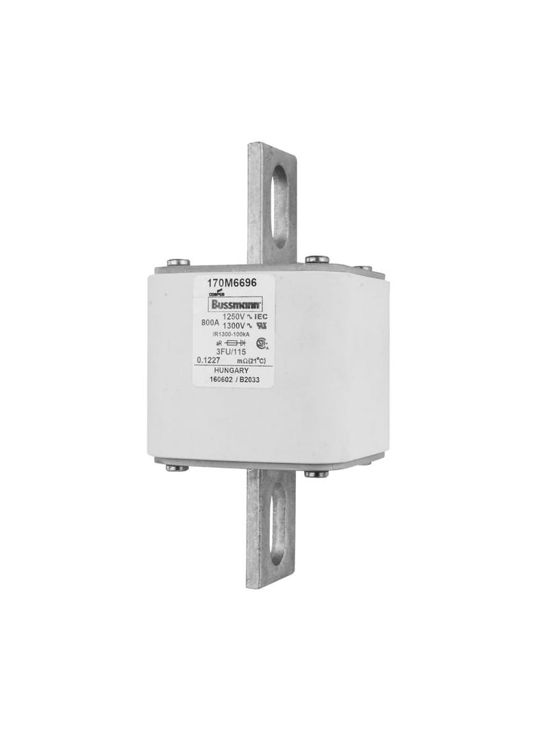 FUSE 800A 1250V 3FU/115 AR CU Wkładka szybka 800A AC 1250V rozmiar 3 76x92x159 mm aR IEC U 170M6696