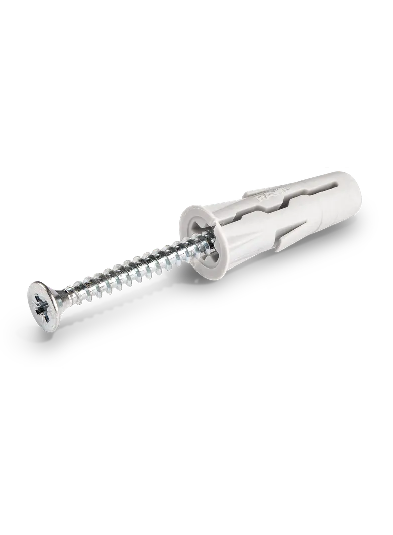 Kołek uniwersalny UNO 10x36mm z wkrętem 5,0x40mm 100szt. UNO-10+540 RAWLPLUG