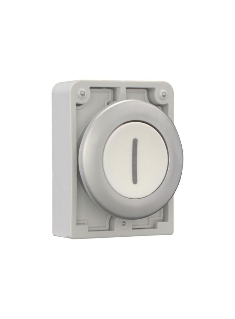 M30C-FDR-W-X1 Przycisk 30mm płaski biały bez samopowrotu I 182938 EATON