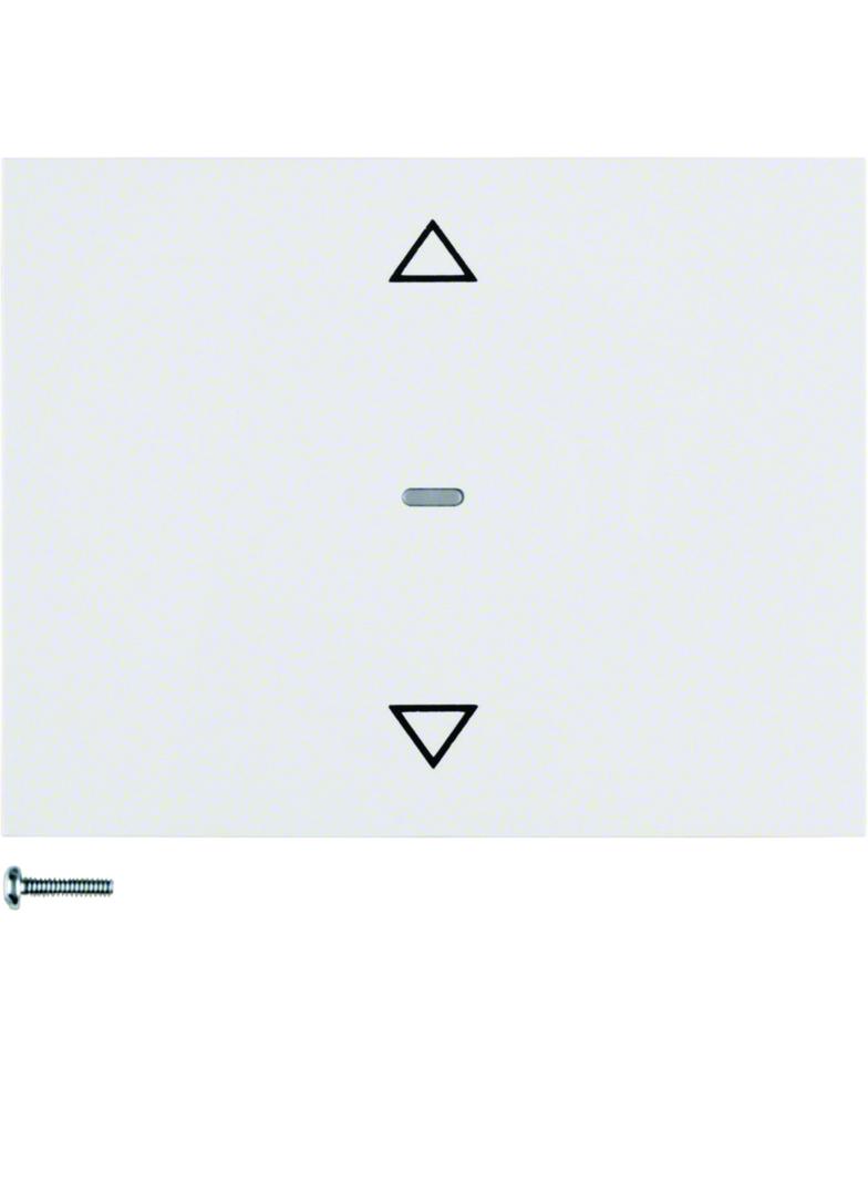 BERKER K.1 Przycisk żaluzjowy komfort do sterownika żaluzjowego biały 85241179 HAGER