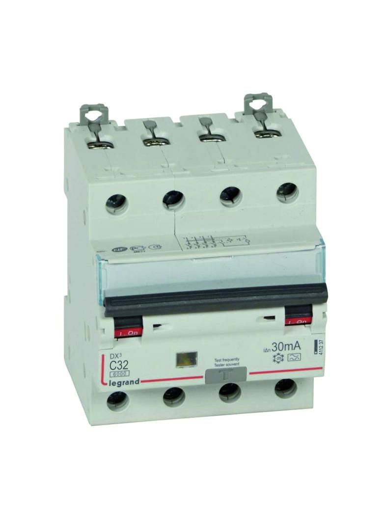WYŁĄCZNIK RÓŻNICOWONADPRĄDOWY P 314 4P C 32A 30MA TYP A SERII DX3, Legrand