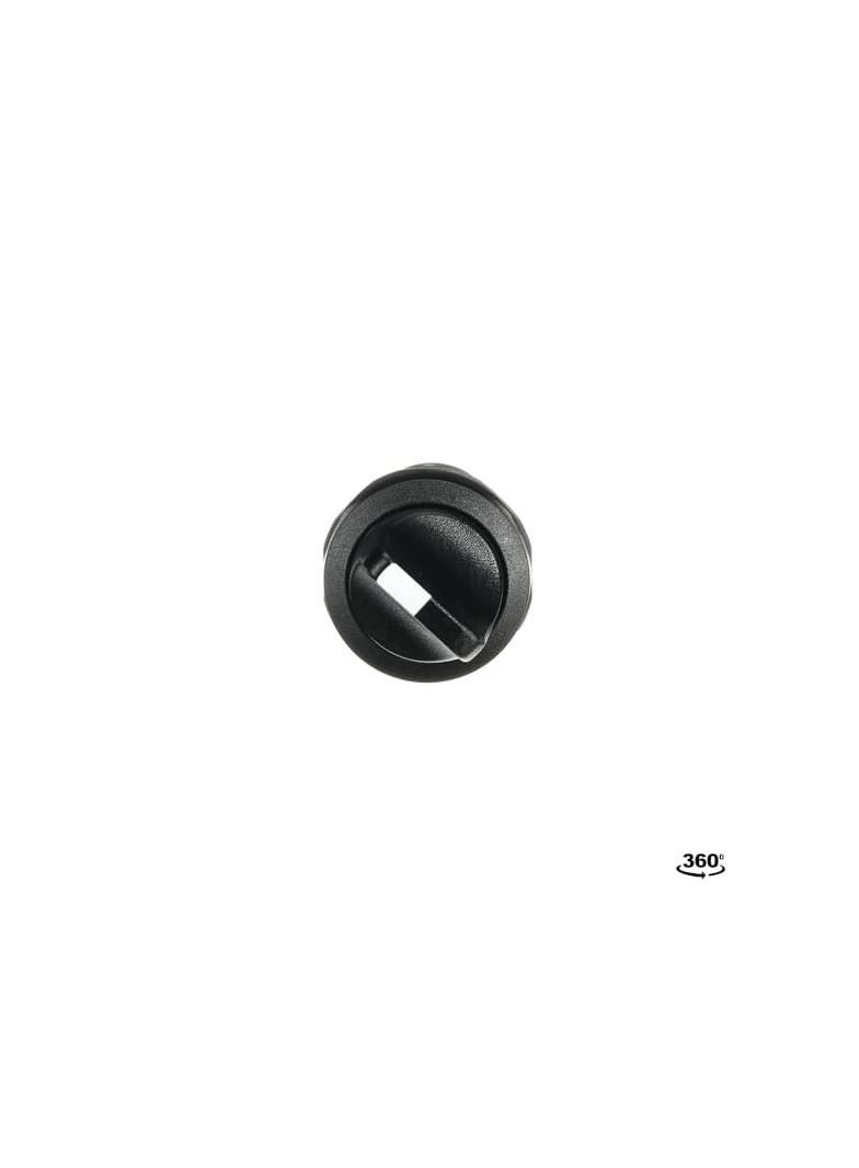 Przełącznik obrotowy 2poz.2NO czarny C2SS2-10B-20