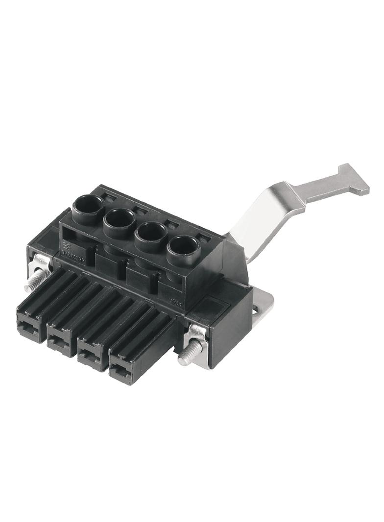 BVZ 7.62HP/04/180RSH210 SN BK BX Złącze kablowe do płytek drukowanych /24szt./ WEIDMULLER