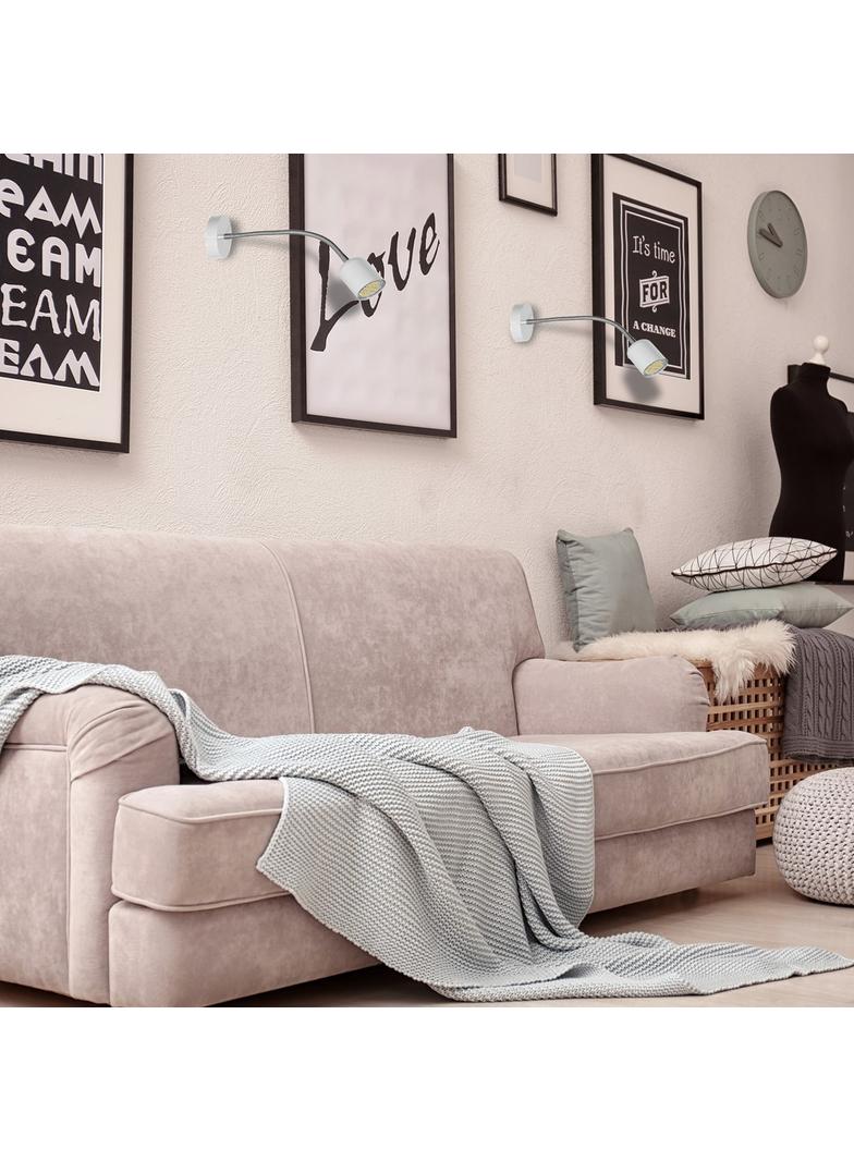 MILAGRO Kinkiet MAXI WHITE 1xGU10