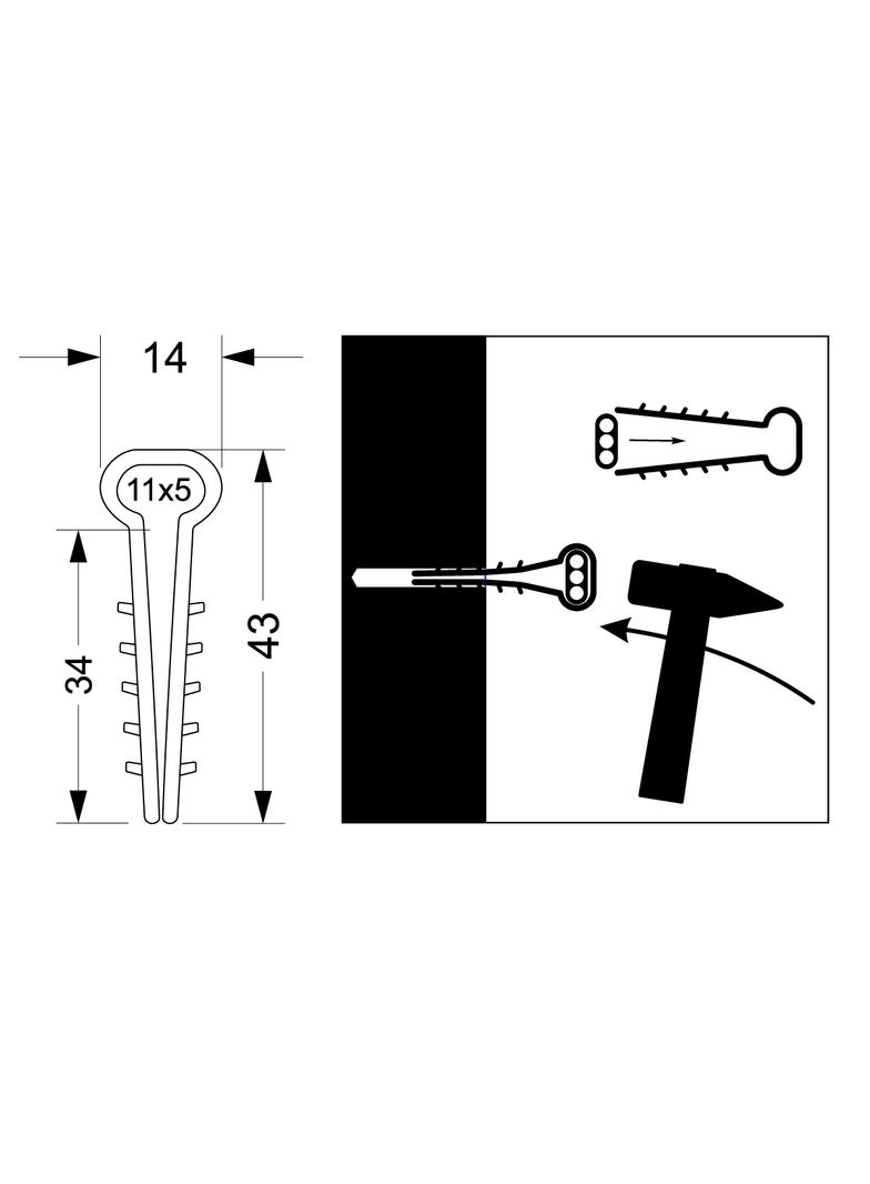 Uchwyt USMP-2 (100szt) 16.1 OPATÓWEK