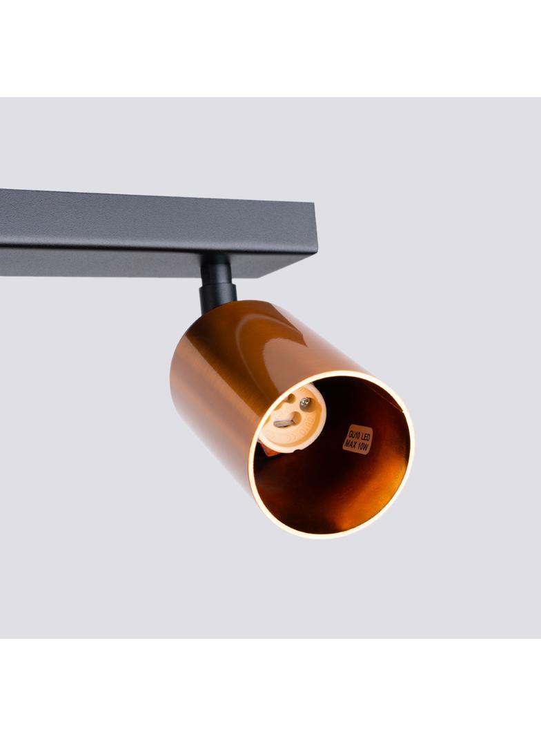 Plafon WINX 6L czarny/miedź