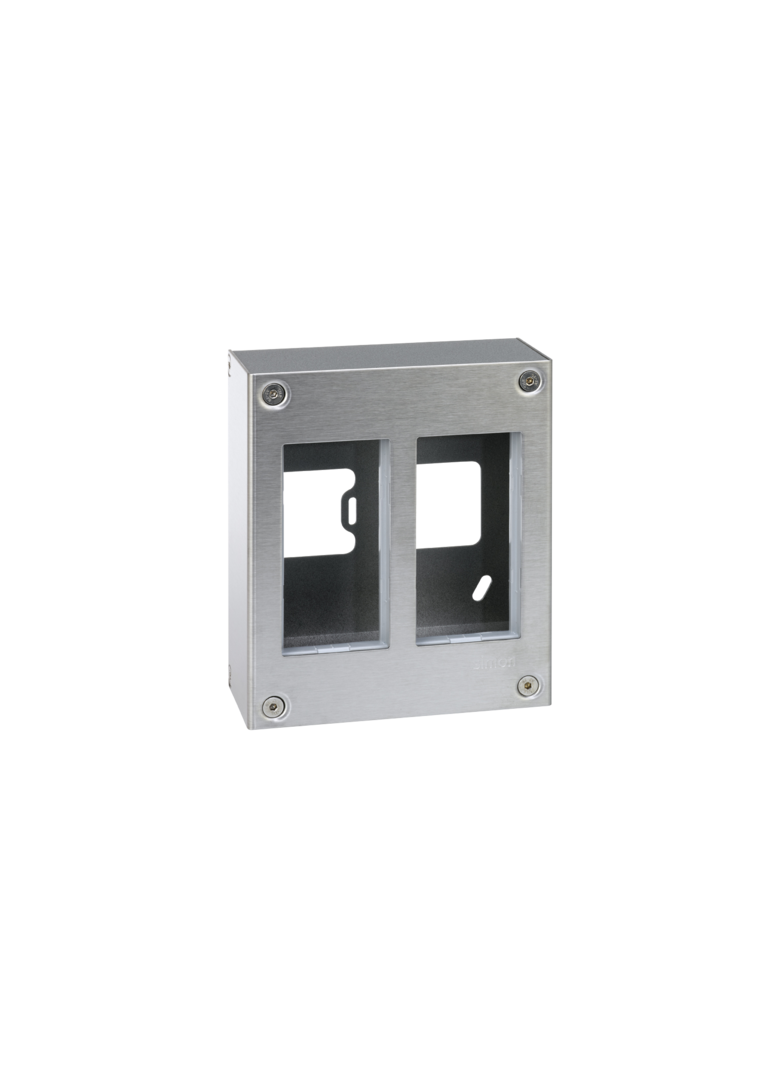 Simon Connect Obudowa natynkowa S500 METAL 2-modułowa 4x K45 kompletna 51000012-036 KONTAKT