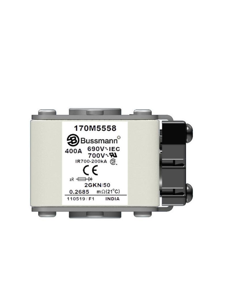 FUSE 400A 690V 2GKN/50 AR UC Wkładka szybka 400A AC 690V rozmiar 2 61x77x51 mm aR IEC UL, 170M5558 E