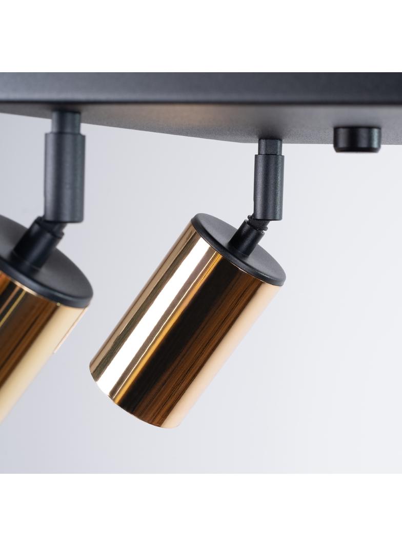 Plafon WINX 4 czarny/złoty