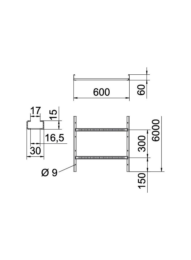 DRABINKA LG 60X600 VA