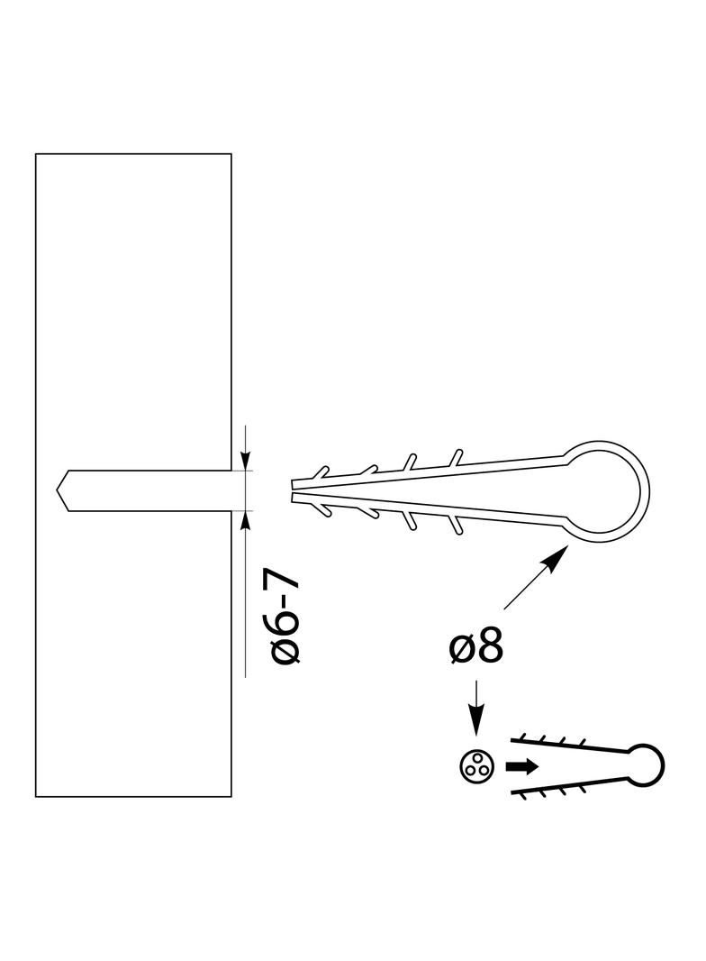 Uchwyt USMO-8 (100szt) 14.2 OPATÓWEK