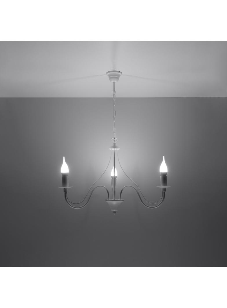 Sollux Żyrandol MINERWA 3 biały SL.0213