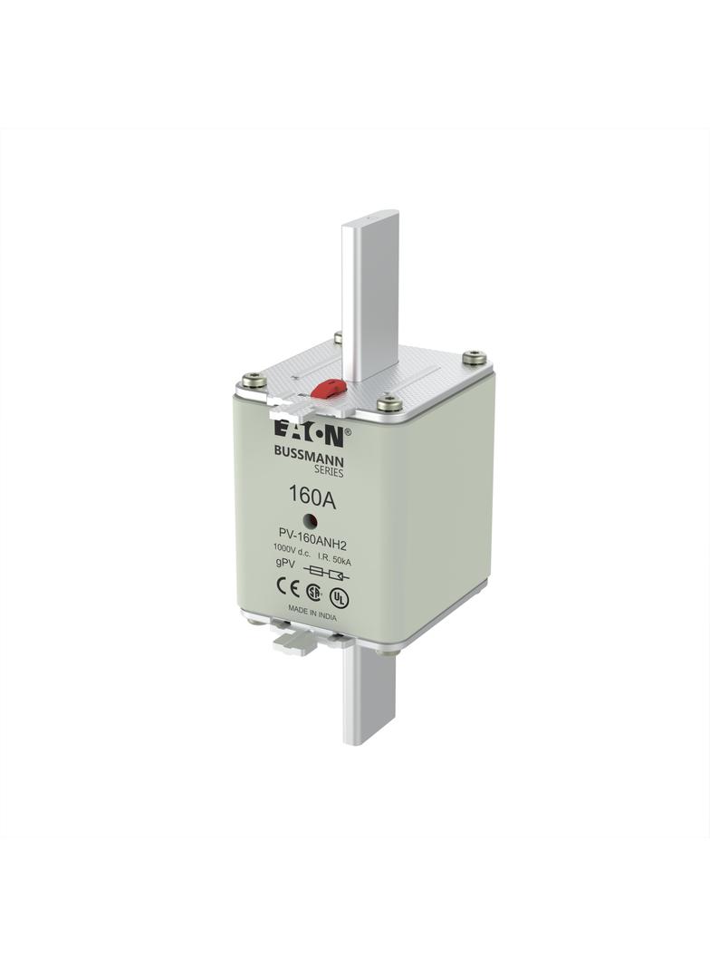 PV-160ANH2 Wkładka PV NH 160A 1000V DC PV rozmiar 2 podwójny wskaźnik PV-160ANH2 EATON