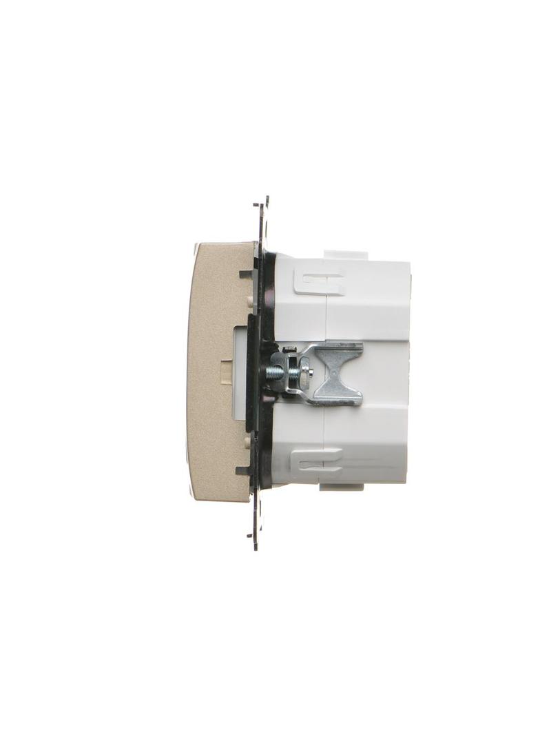 Simon 55 Termostat programowalny z wyświetlaczem Szampański mat TETD1A.01/144 KONTAKT