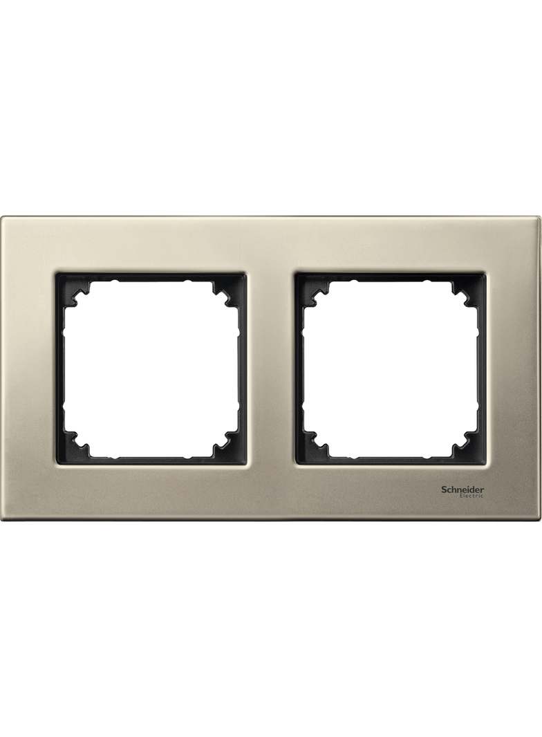 Merten M-Elegance metal ramka podwójna tytanowy MTN403205 Schneider