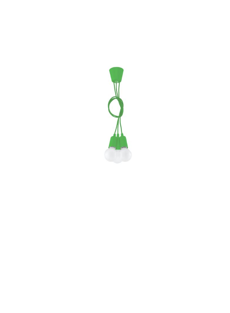 Sollux Lampa wisząca DIEGO 3 zielony SL.0582