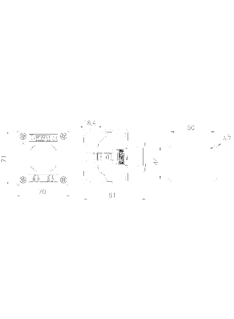 KASETA KOMPLETNA 1-OTWOROWA Z NAPĘDEM DC I 2 PRZEPUSTAMI M20