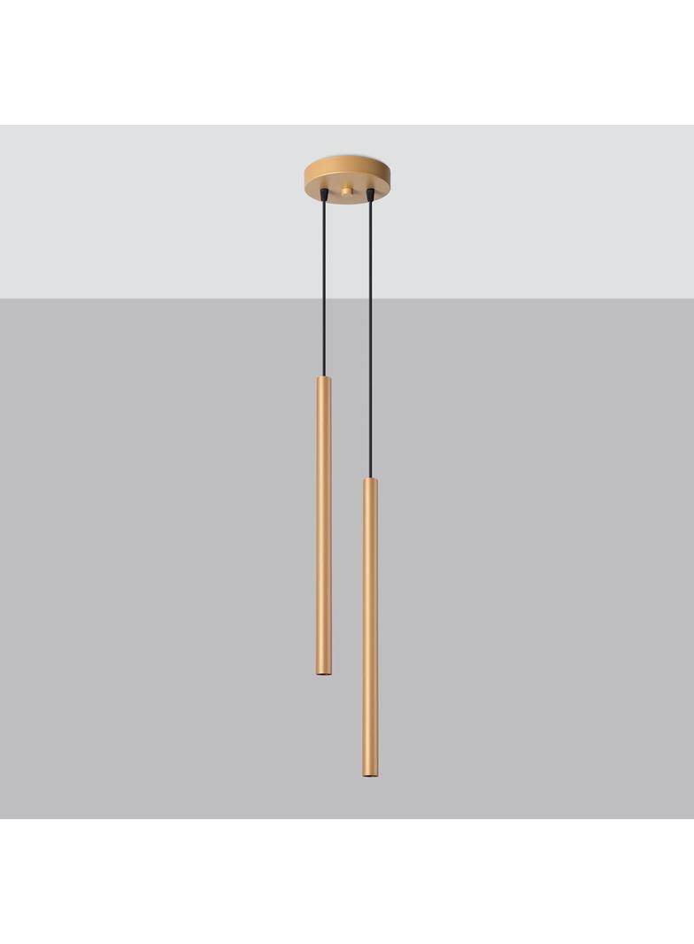 Sollux Lampa wisząca PASTELO 2 złota SL.1305