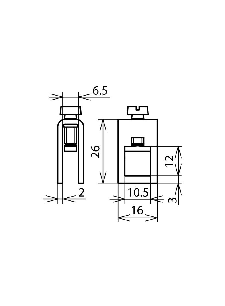 Szyna wyrównywania potencjałów R15, wyk. A, z pokrywą