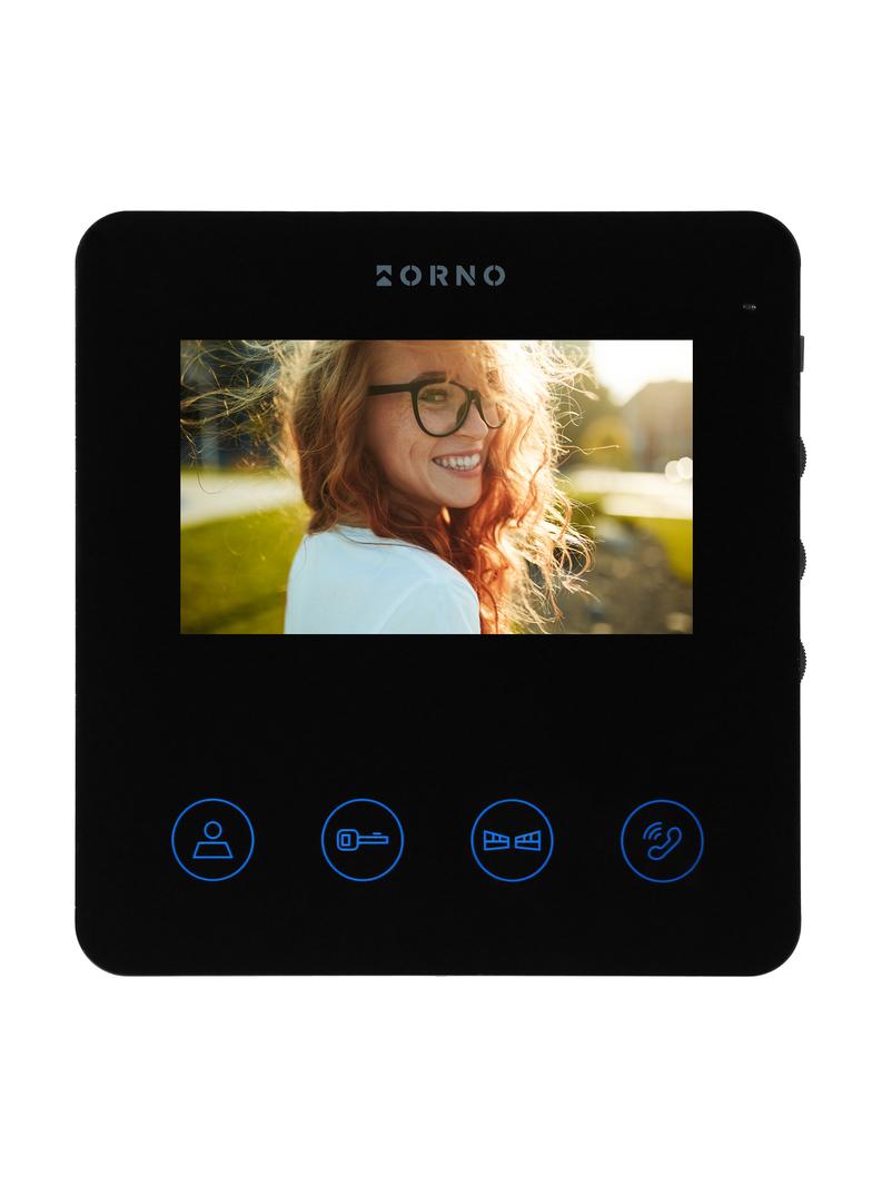 Wideo monitor bezsłuchawkowy, kolorowy, LCD 4,3", dotykowy panel, sterowanie bramą, do rozbudowy zes