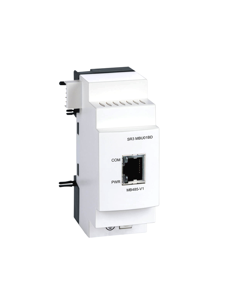 Zelio Logic, moduł komunikacji sieciowej Ethernet Modbus/TCP, 24VDC SR3MBU01BD