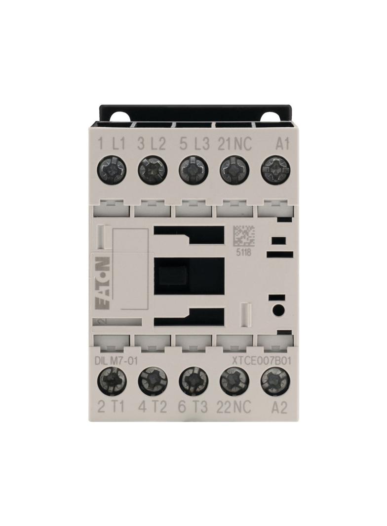 Stycznik mocy 7A 3P 24V AC 0Z 1R DILM7-01(24V50/60HZ) 276589 EATON