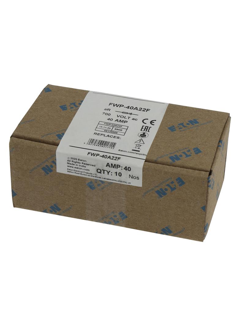 40AMP 700VAC 22 X 58MM FERRULE 40AMP 700VAC 22 X 58MM cylindryczna do półprzewodników FWP-40A22F EAT