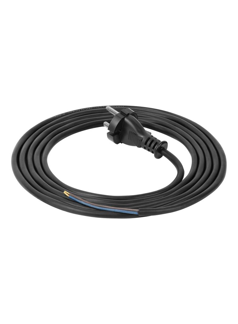 Przewód przyłączeniowy wtyczka guma 2x1mm2 IP20, 3m