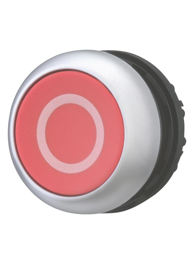 M22-DR-R-X0 Przycisk czerwony /O/ bez samopowrotu płaski 216628 EATON