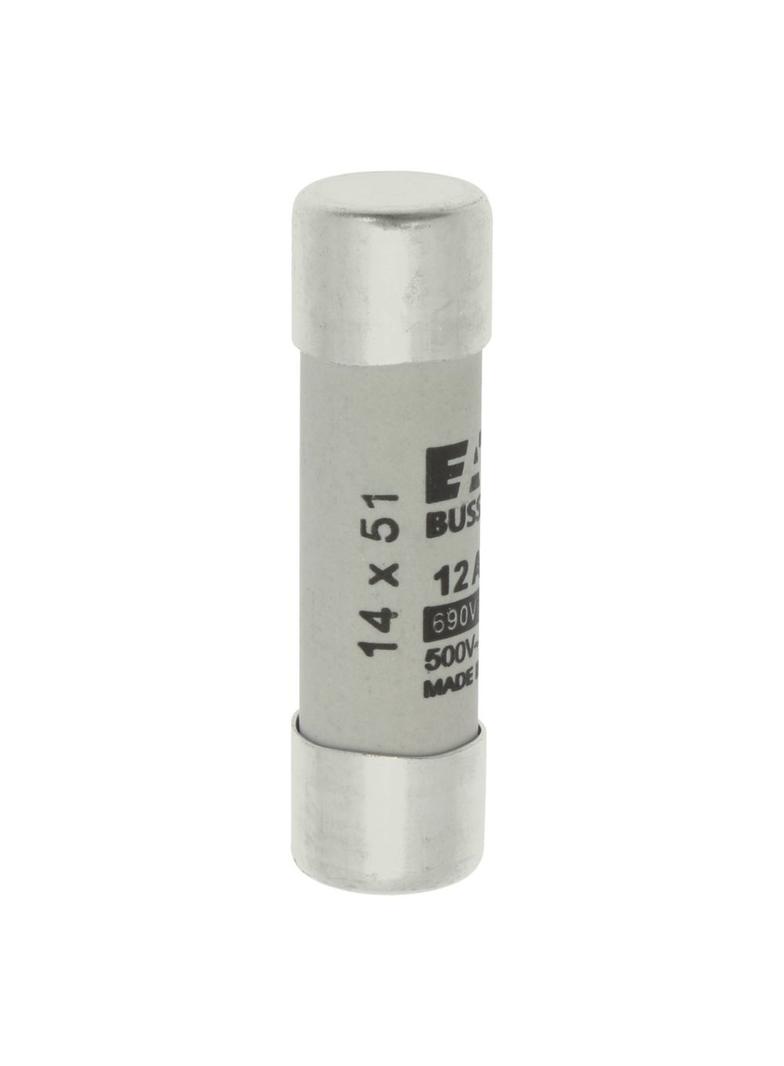 CYLINDRICAL FUSE 14 x 51 12A GG 690V AC Wkładka cylindryczna 14 x 51mm 12A GG 500V AC C14G12 EATON