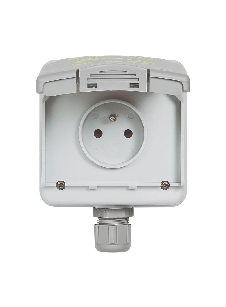 Green:Gniazdo 2P+Z Plexo 090471 LEGRAND