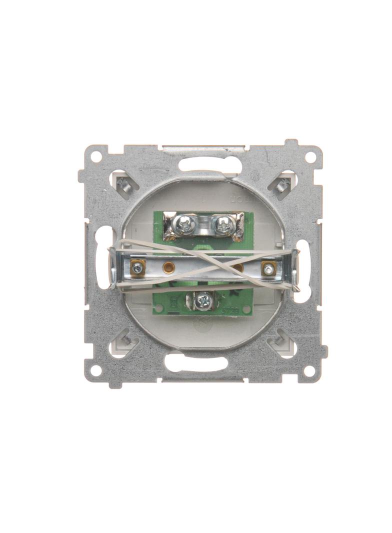 Simon 54 Gniazdo antenowe TV pojedyncze Do instalacji indywidualnych srebrny mat