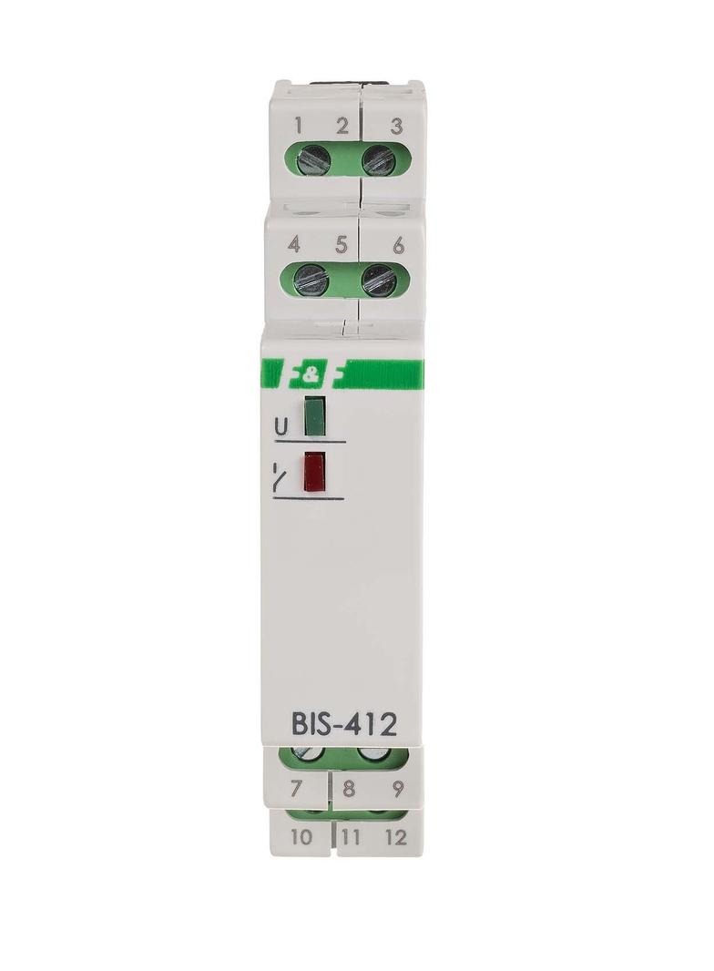 Przekaźnik bistabilny grupowy z pamięcią na szynę DIN 230V BIS-412M F&F