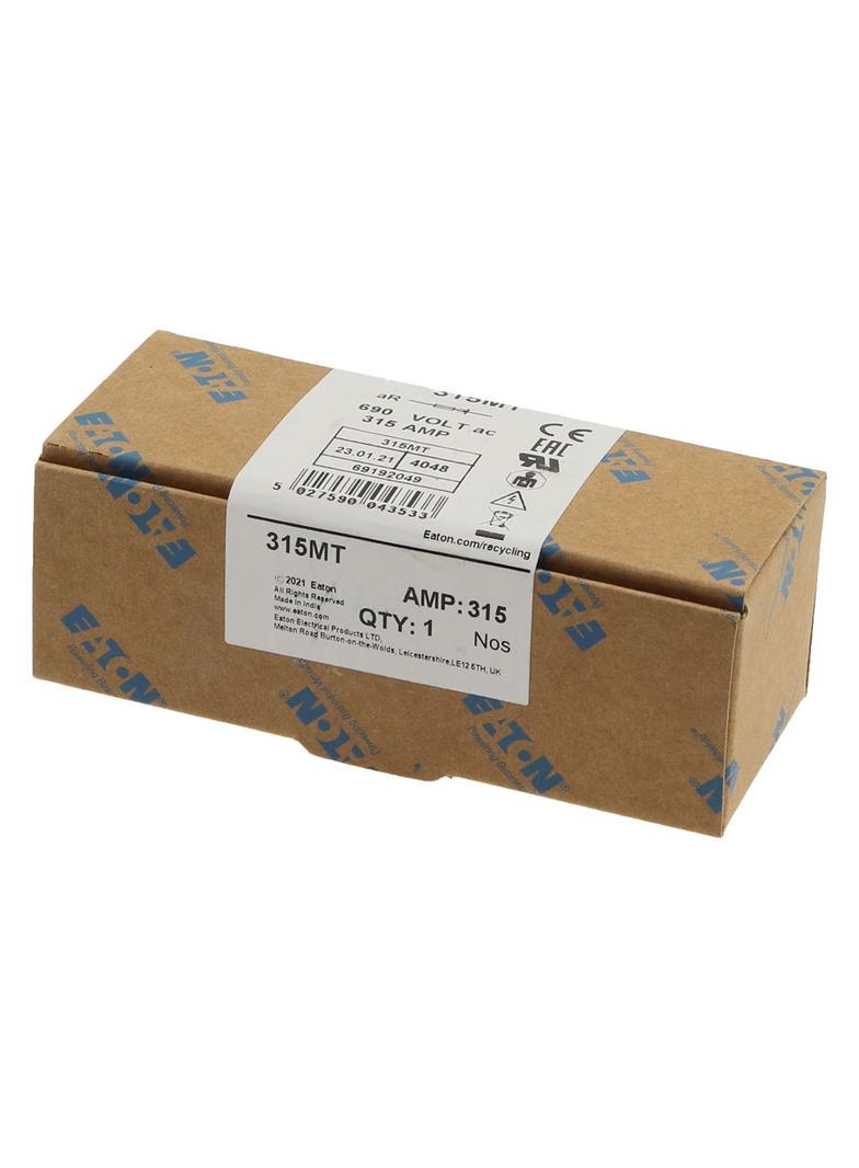 315AMP 690V AC BS88 HIGH SPEED FUSE Wkładka szybka 315A AC 690V DC 350V BS88 41x113 mm aR 315MT EATO