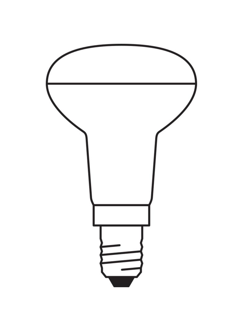LED STAR R39 12 non-dim 90° 1,5W 827 E14 LEDVANCE