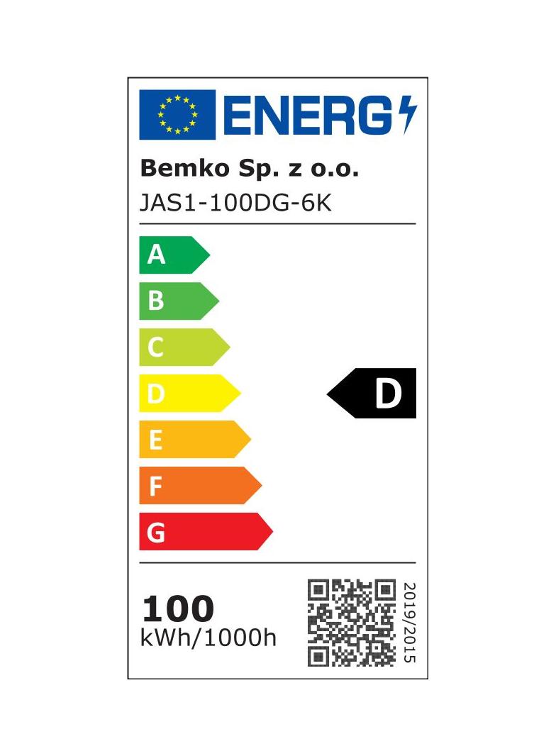 OPRAWA ULICZNO-PARKINGOWA LED "JASPER" 100W 230V SZARA 11000lm 6000K