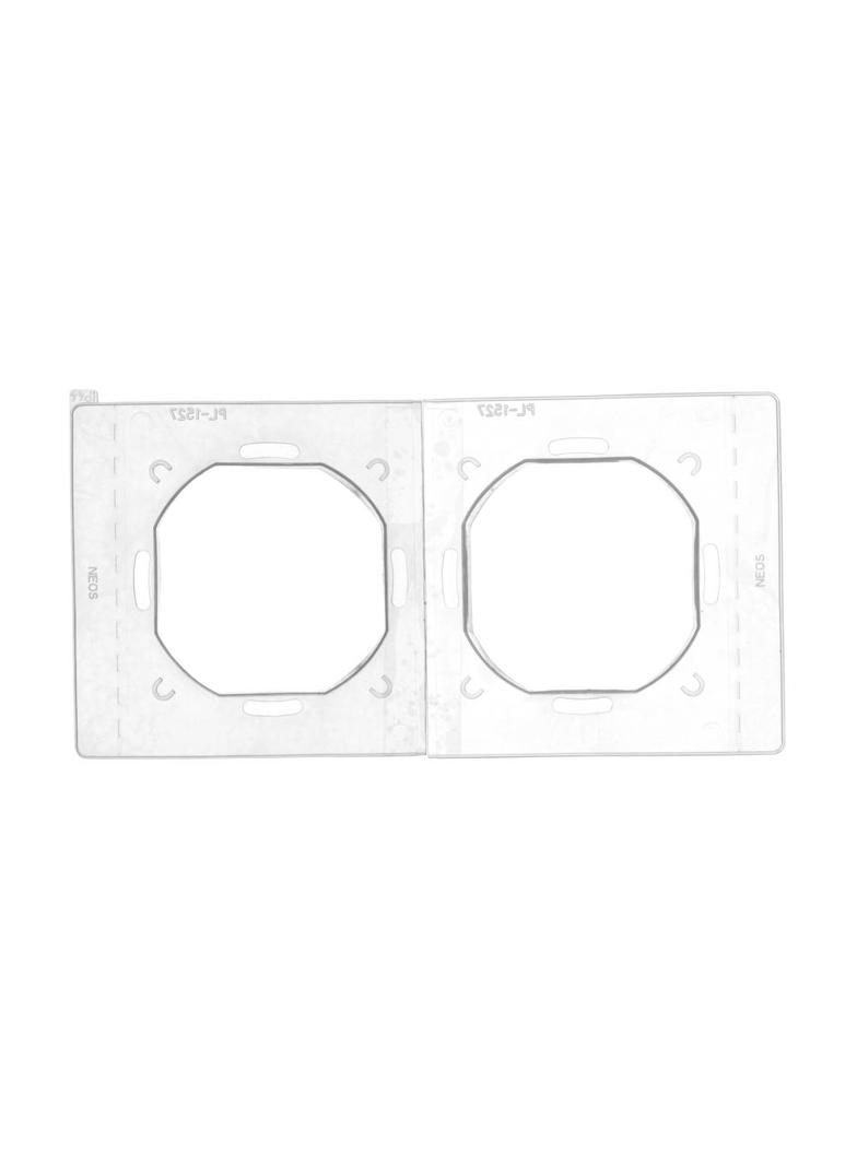 Simon Basic Neos Zestaw uszczelek do ramki 2-krotnej NEOS *Bryzgoszczelność IP44 tylko z gniazdami w