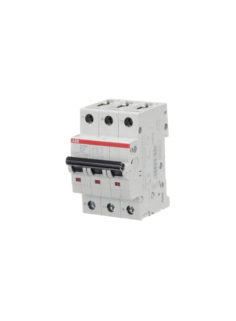S203M-B10UC Wyłącznik nadprądowy 10kA AC/DC 3P B10A 2CDS273061R0105 ABB