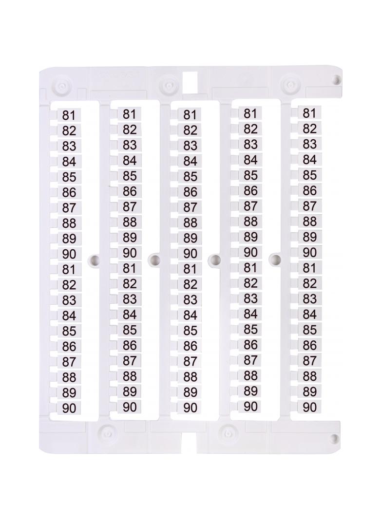 Oznacznik 81 do 90 (100 szt.) ES-NU0851590 003903105 ETI