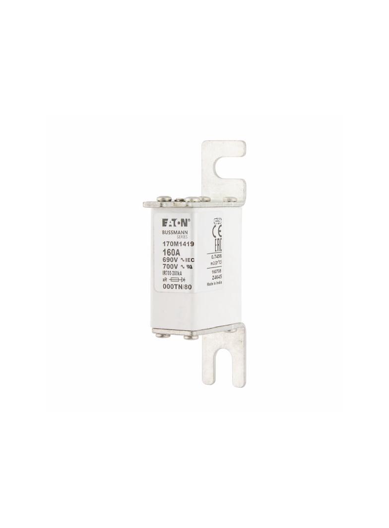 FUSE 160A 690V 000TN/80 AR UC Wkładka szybka 160A 690V 000TN/80 AR UC 170M1419 EATON