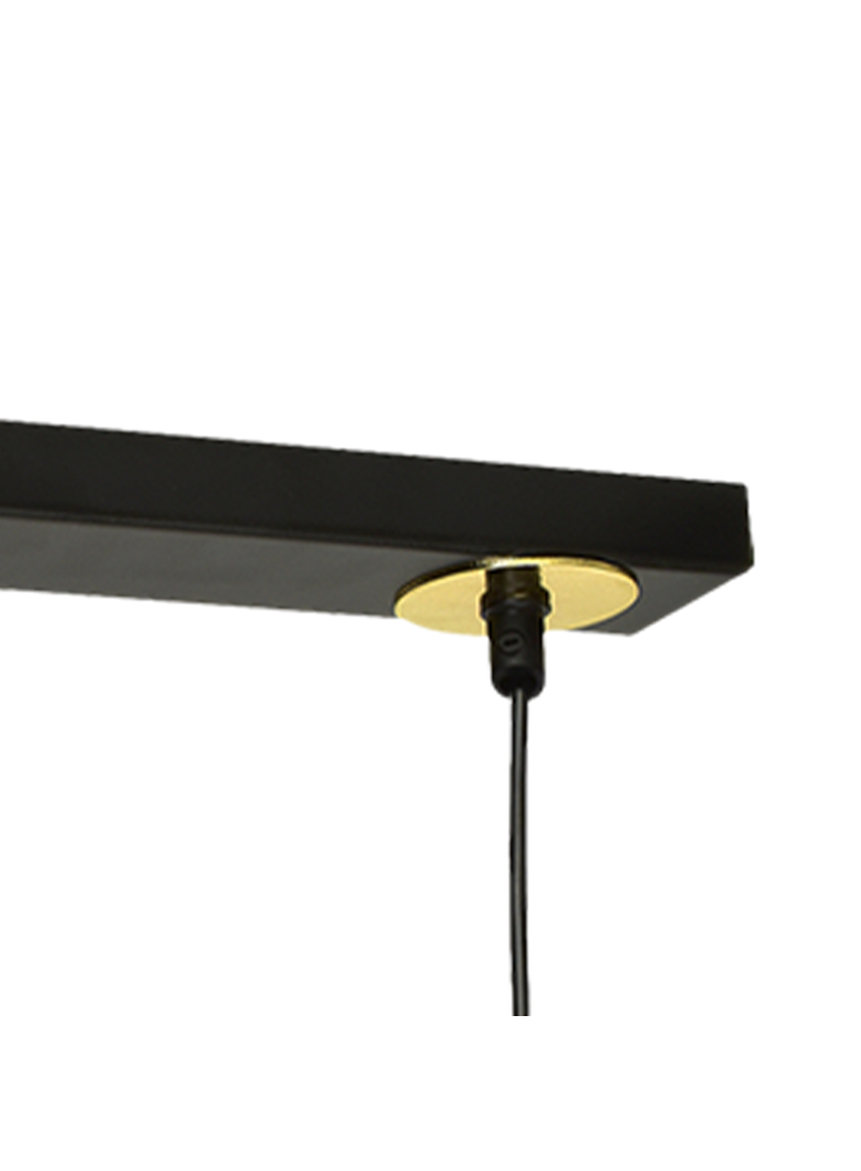 lampa wisząca Monza 3xG9 czarno/złota MLP6334 Milagro