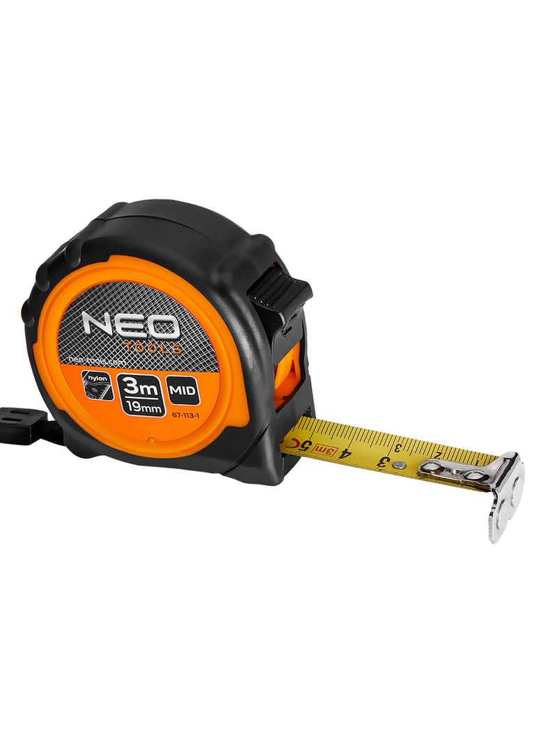 Miara zwijana stalowa 3 m x 19 mm, magnes