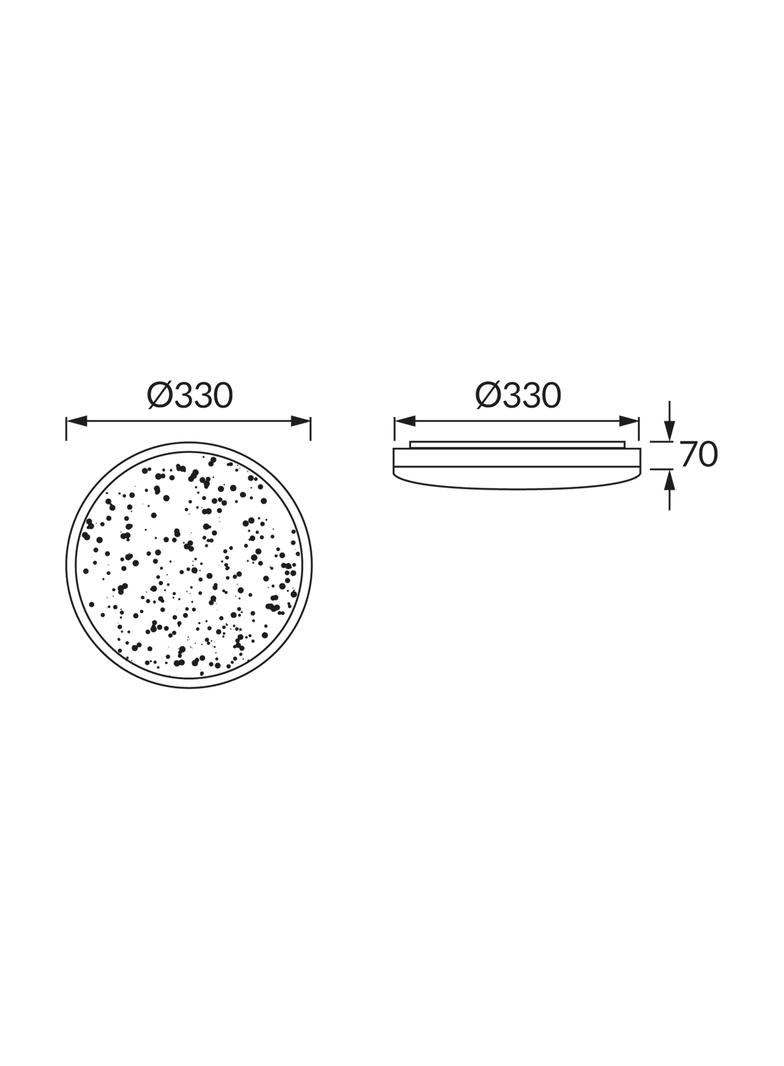 Plafoniera SMD LED KAROL LED C 18W 4000K 03239 IDEUS
