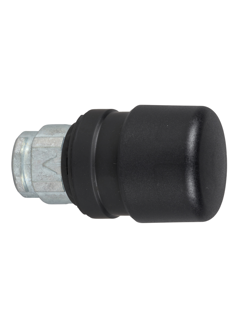 Harmony XB4 Przycisk grzybek fi22 czarny z samopowrotem okrągły metalowy ZB4BC247 Schneider