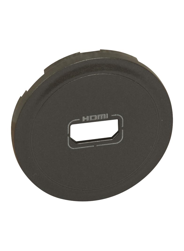 CELIANE - PLAKIETKA DO GNIAZD HDMI GRAFITOWA, Legrand